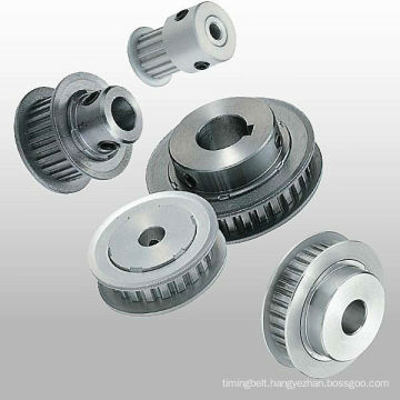 Power transmission industrial timing belt pulleys